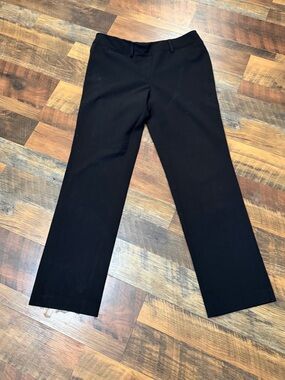 Women's Black Straight-Leg Dress Pants